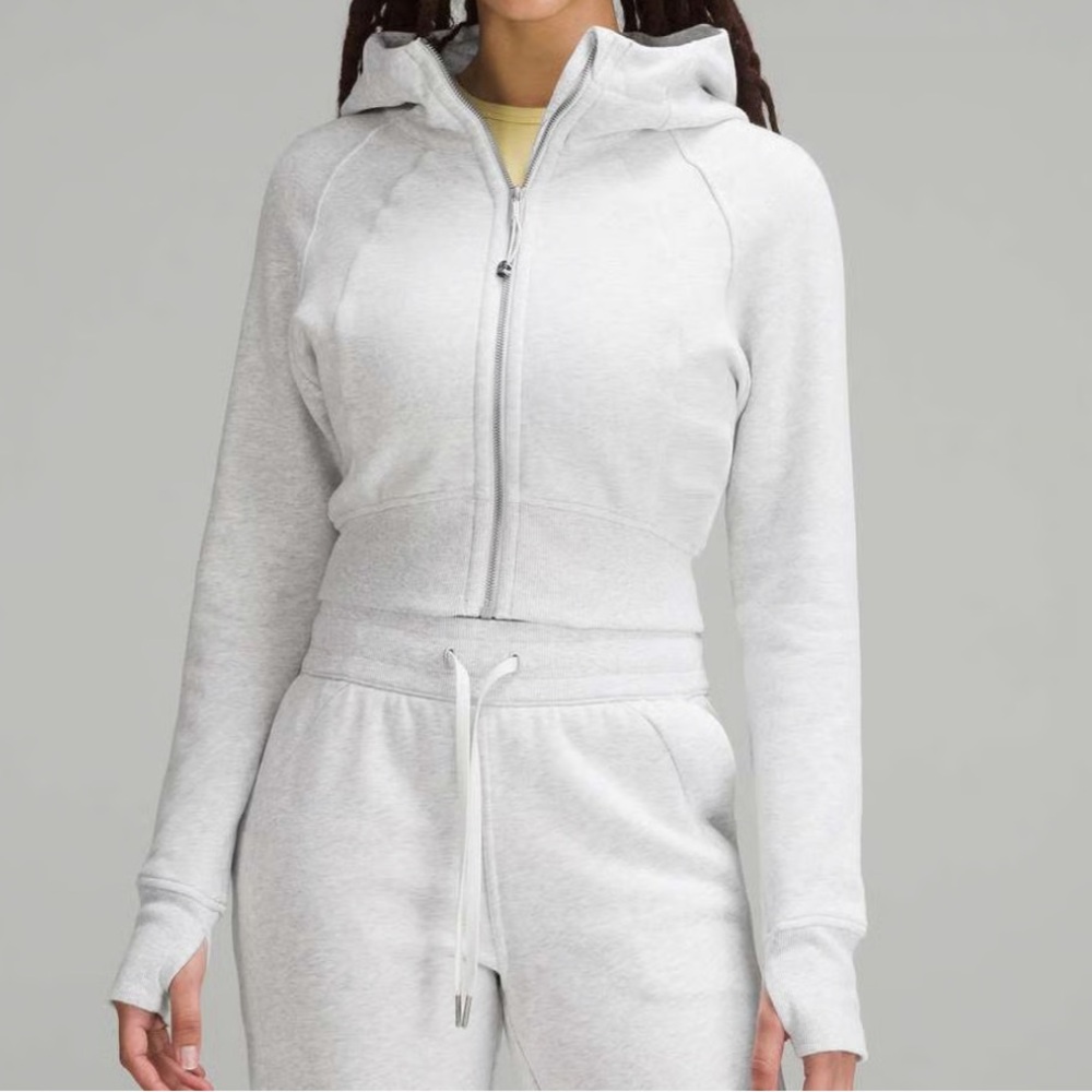 Lululemon Scuba Full Zip Cropped Hoodie